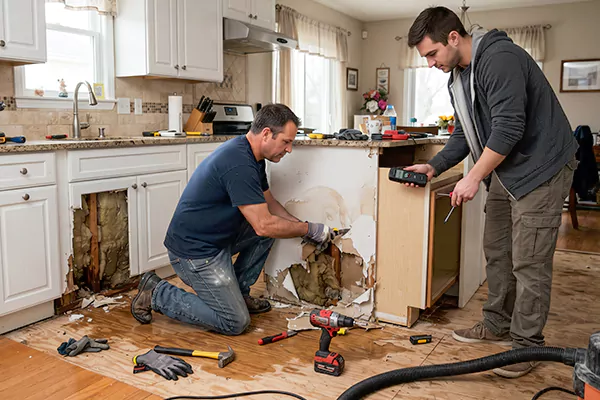 Kitchen Water Damage Repair Dana Point
