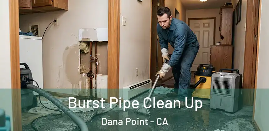  Burst Pipe Clean Up Dana Point - CA