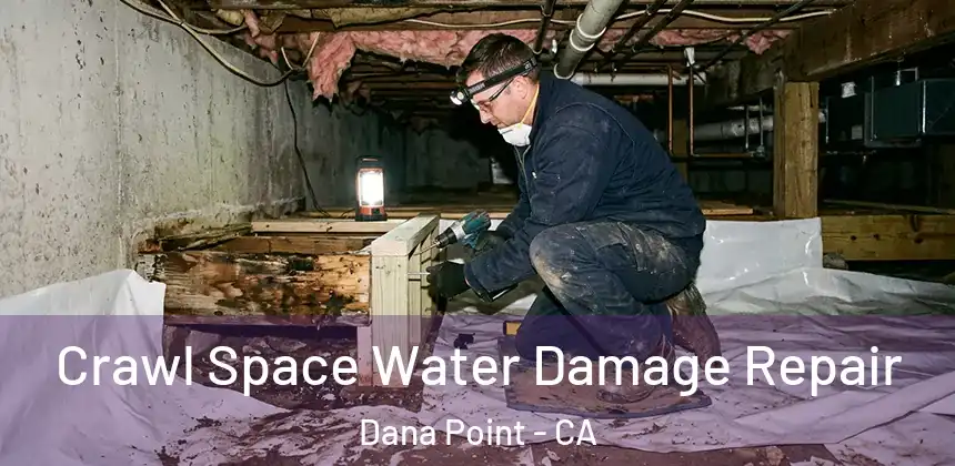  Crawl Space Water Damage Repair Dana Point - CA
