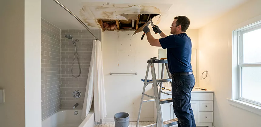 Bathroom Leak Ceiling Repair in Dana Point