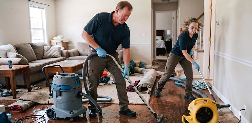 Hidden Leak Clean Up in Dana Point