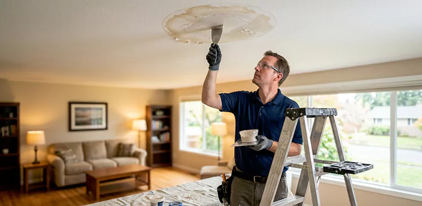 Ceiling Water Stain Repair in Dana Point